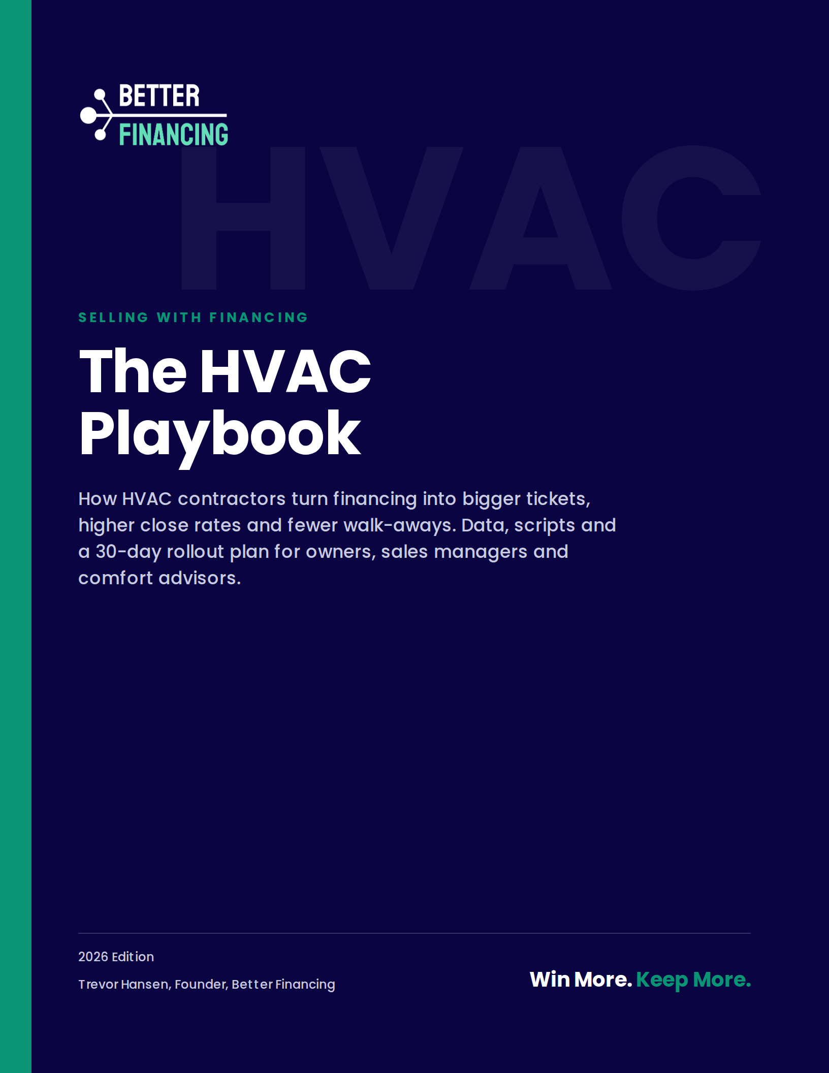 Selling with Financing: The HVAC Playbook cover